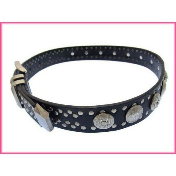 Versace belt Black Silver Woman Authentic Used - Picture 6 of 6